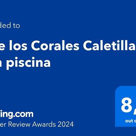 Live Los Corales Caletillas Con Piscina Leilighet Araya  Eksteriør bilde